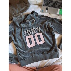 Juicy Couture green zip up hoodie size medium